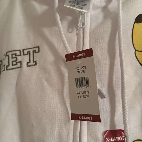 NWT Disney Winnie the Pooh zip up sweatshirt size XL - Picture 5 of 6